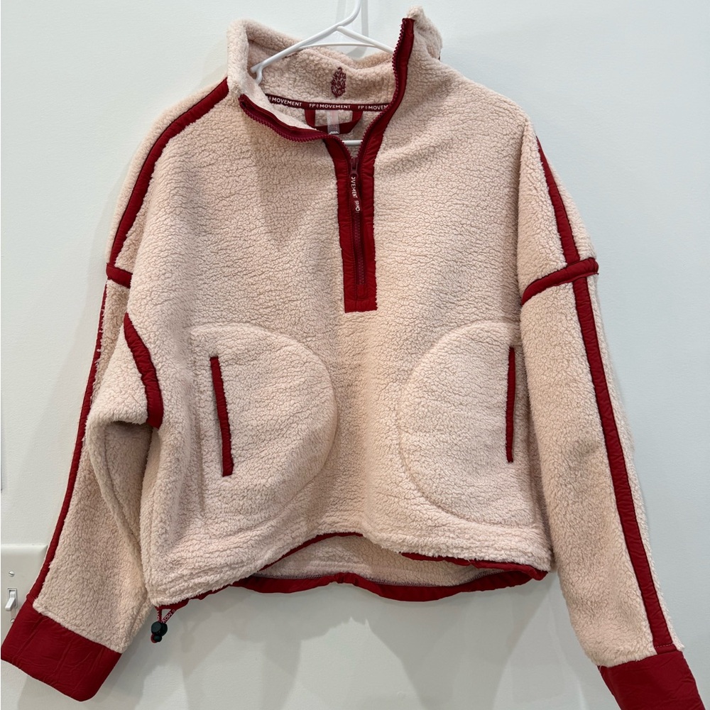 NWOT Free People SOLD OUT COLOR Mountain High Half Zip Fleece